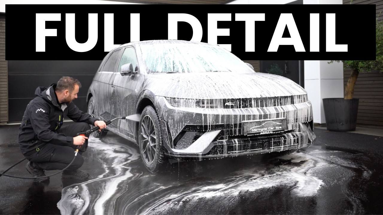Nano Graphene Coating; This is the result on a a brand new vehicle, the Ioniq 5!
