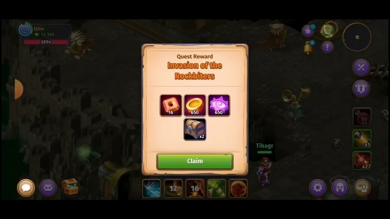 Skylore, Daily quest Factorium with level 13 Healer and 15 Hunter