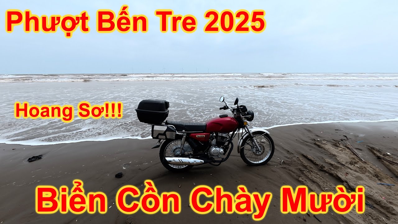 Biển Bến Tre | Phượt miền tây | Cồn Chày Mười | Biển Thới Thuận Bình Đại | Bãi Biển Hoang Sơ