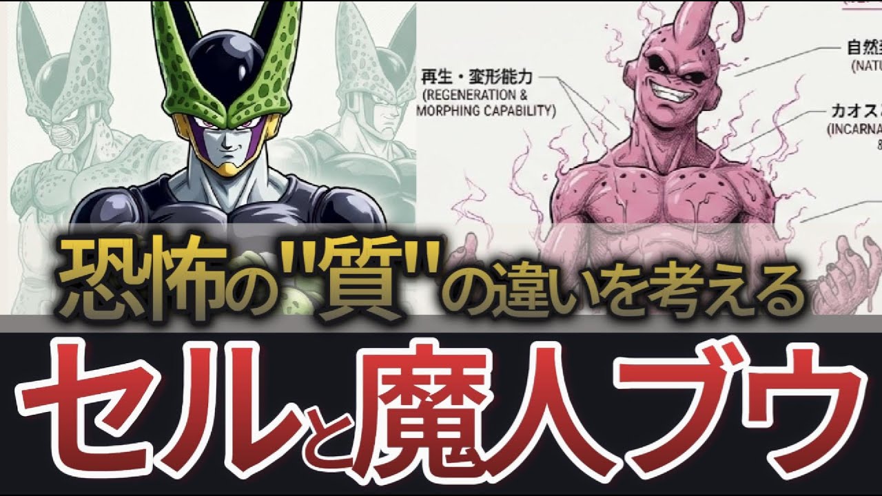 セルと魔人ブウを考える