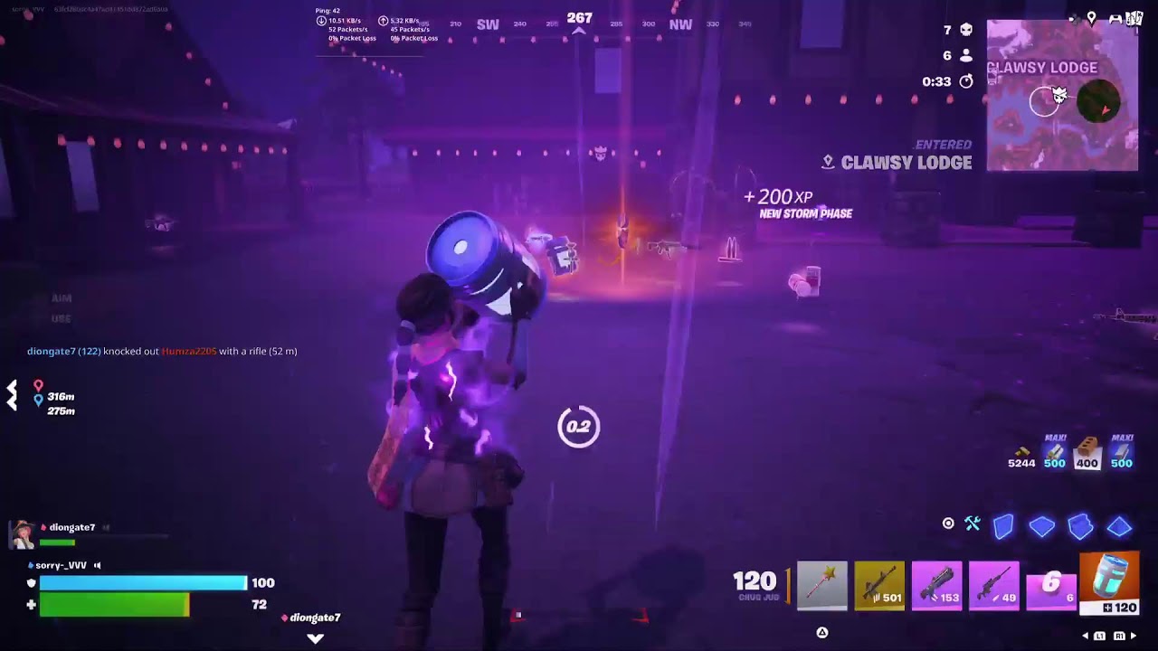 First fortnite live stream