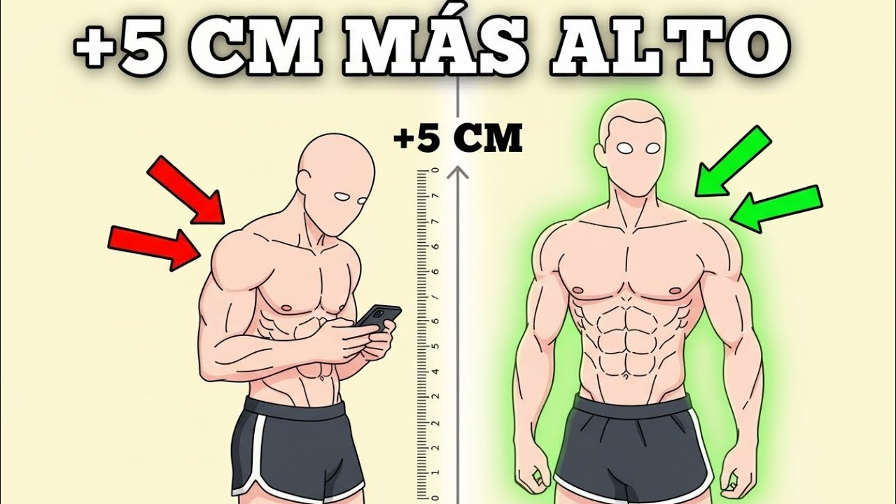 Este método aumentará tu estatura.