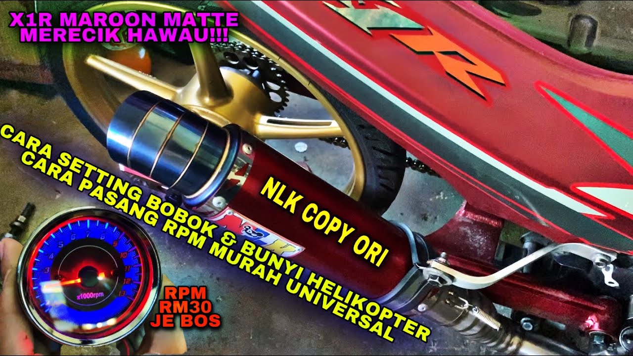 CARA SET BOBOK / BUNYI HELIKOPTER | CARA PASANG METER RPM UNIVERSAL MURAH