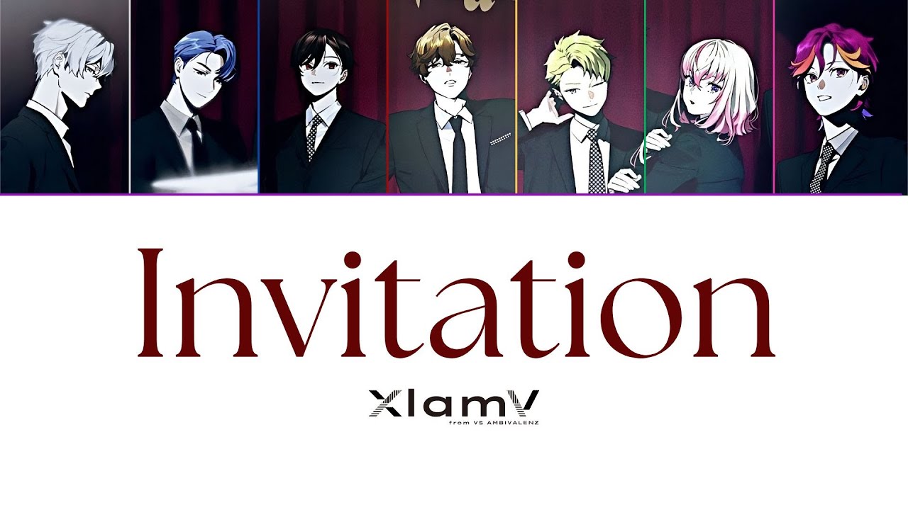 Invitation - XlamV (クランヴ) - [ROM/KAN] Color Coded Lyrics