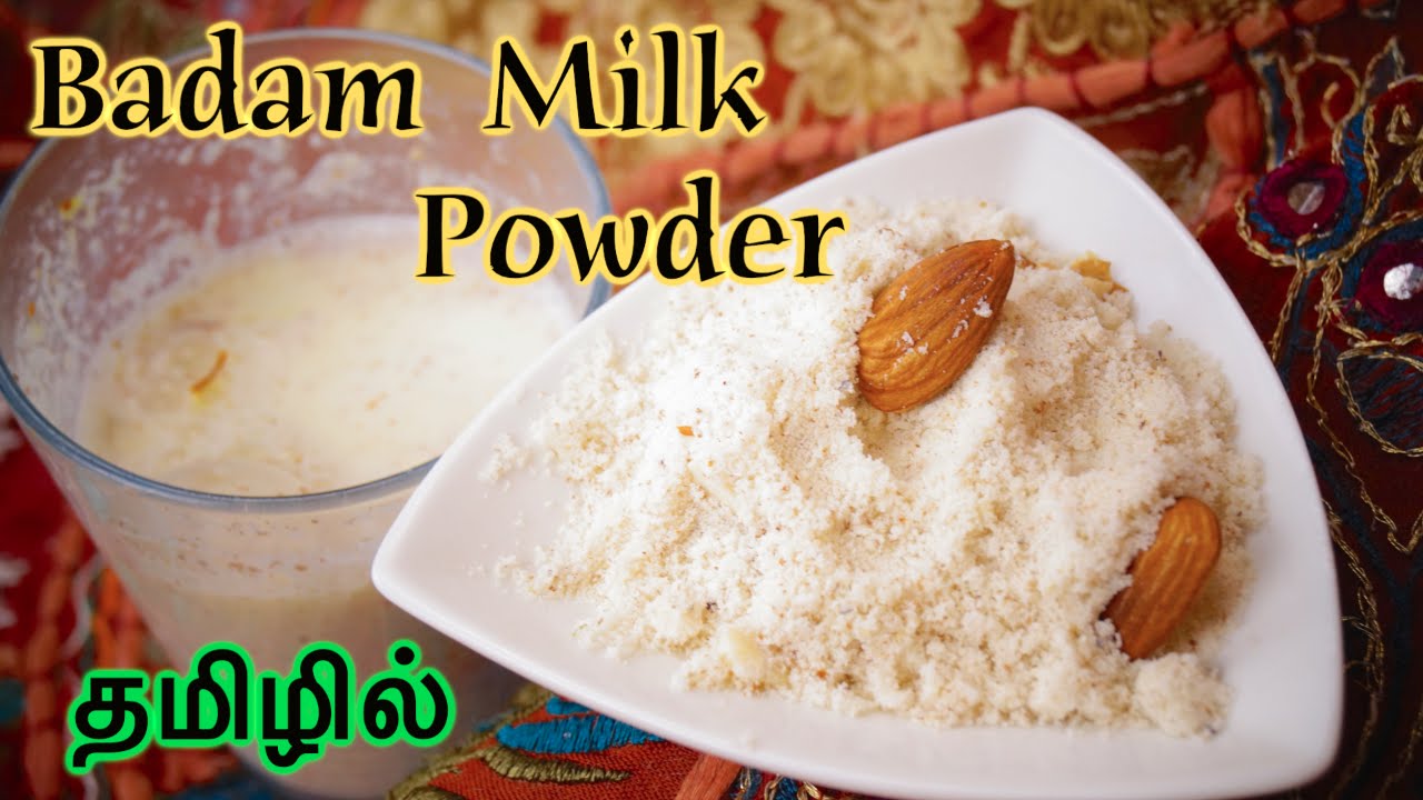Instant Badam Powder - in Tamil | Pal Powder mix | Almond milk powder | Badam Mix