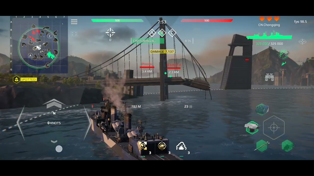 Modern Warships Mobile: New T2 Cruiser 