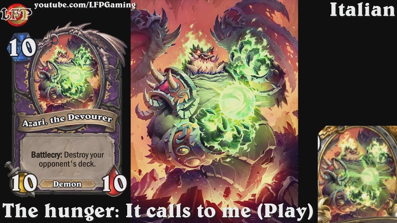 Hearthstone: Rin, the First Disciple & Azari the Devourer card sounds in 14 languages -Legendary