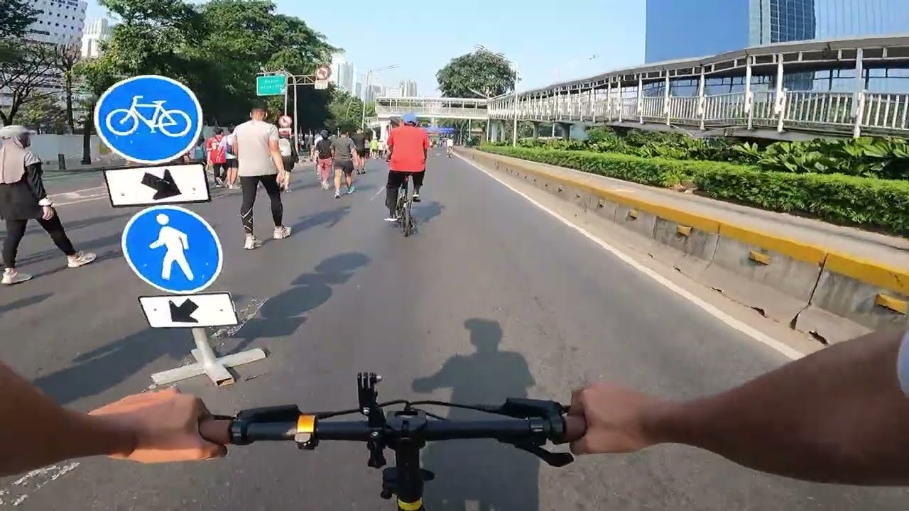 Gowes CFD SCBD Jakarta