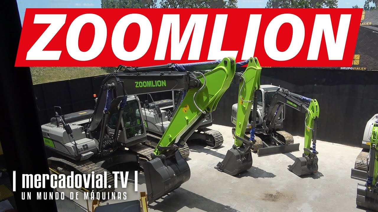 CONTACTO Línea de Excavadoras ZOOMLION | Grupo Viales | Mercado Vial TV