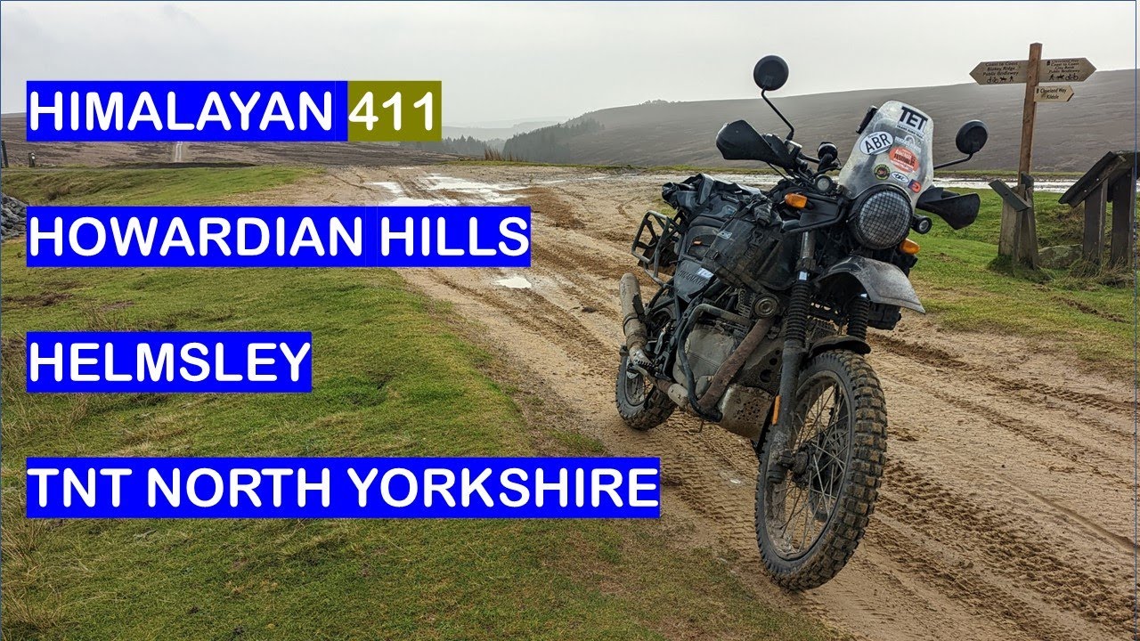 UK Greenlane Adventure Motorcycling - TNT Helmsley - Howardian Hills R.E. Himalayan