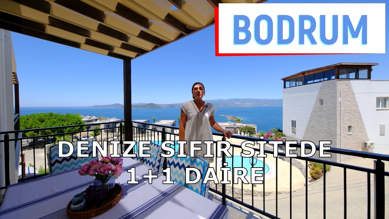 Bodrum Fabay Adabükü Sitesinde Satılık 1+1 Şahane Manzaralı Daire