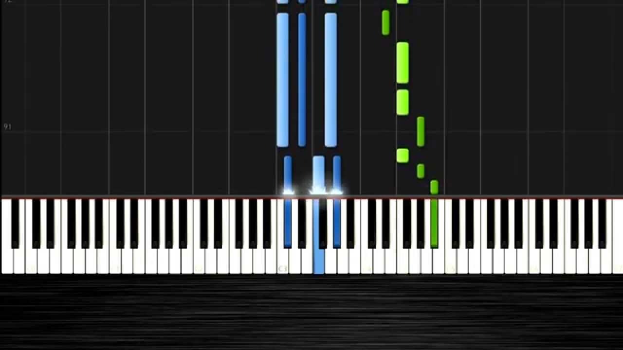 Pharrell Williams - Happy Piano Tutorial by PlutaX - in Synthesia