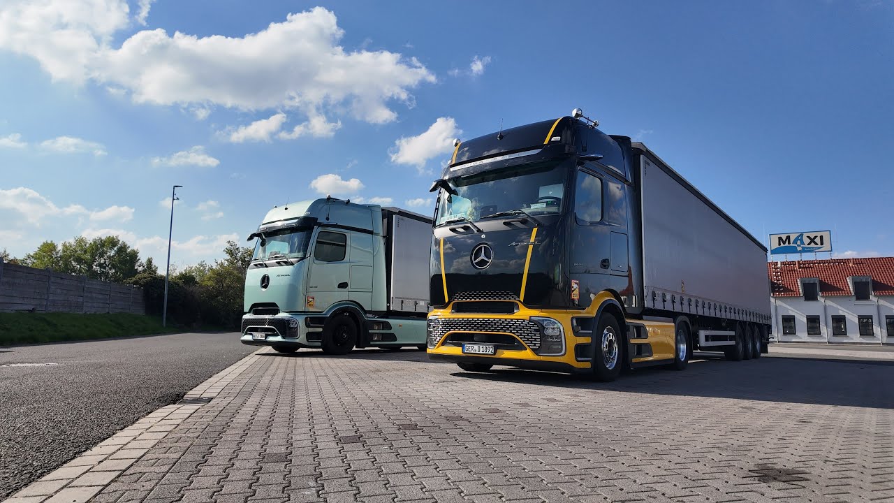 Kein Zeitverlust trotz längerer Achsübersetzung? - Antriebsstrangvergleich mit dem Actros 1848