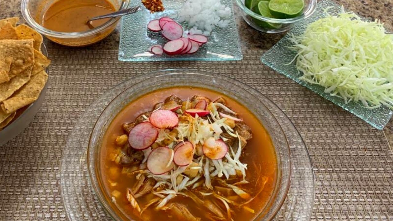 Como hacer POZOLE ROJO 🇲🇽
