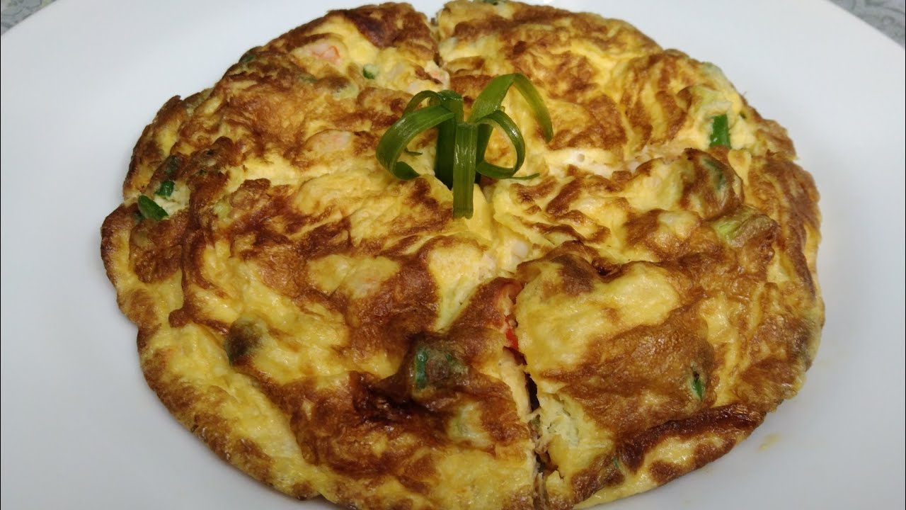 Telur Dadar Campur Udang Yang Sangat Sedap‼️Omelette