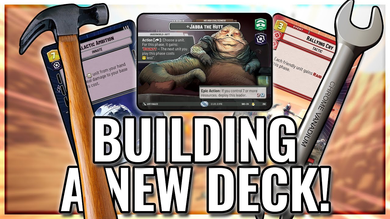 How To Build A BRAND NEW Deck?! | Star Wars Unlimited Deck Building Guide
