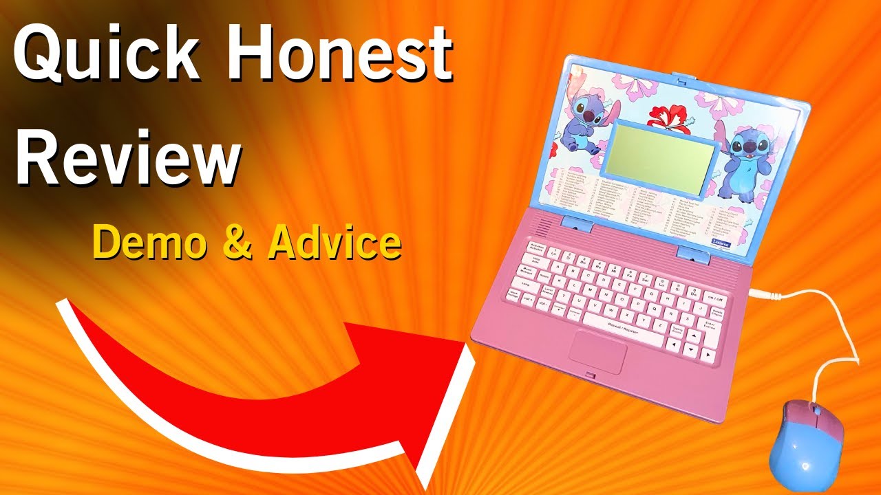 Lexibook Disney Stitch Educational Laptop Review: Fun Way to Learn English and French