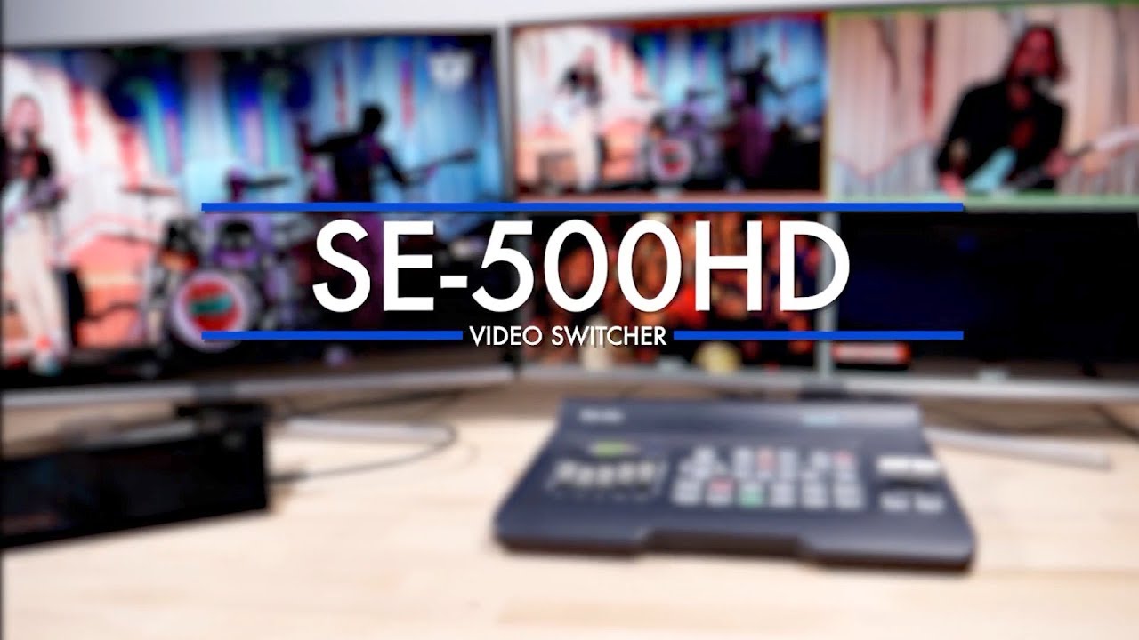 Introducing the SE-500HD 1080p 10bit Live Video Switcher/Mixer｜Datavideo