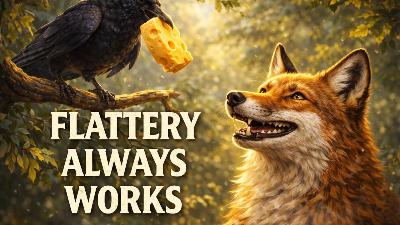 Tricked by Sweet Words | The Crow and the Fox - Jean de La Fontaine 