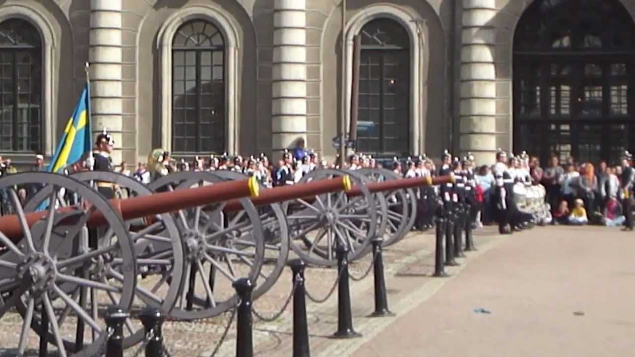 Changing Of The Guard in Stockholm (Swedish Royal Palace)