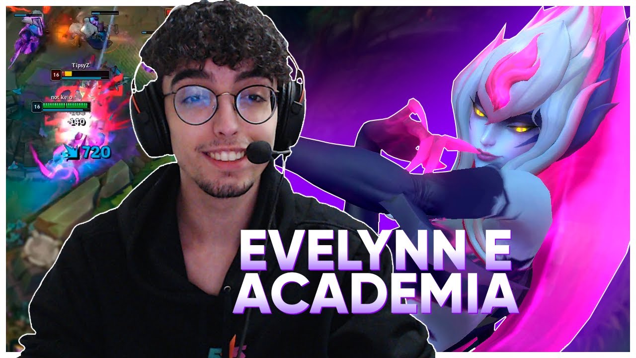 carregando de evelynn e academia