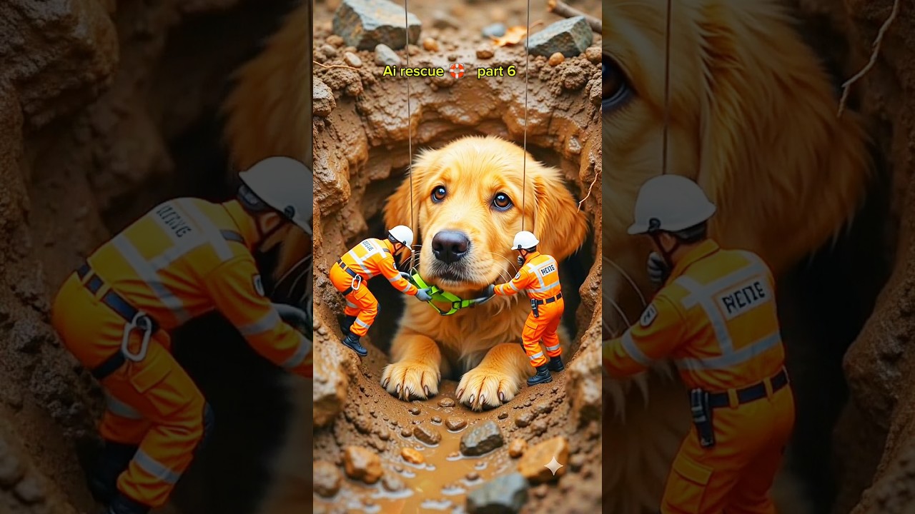 Tiny Rescue Team Saves Lost Puppy 🐶❤️ | Part 6 #shorts #viralvideo