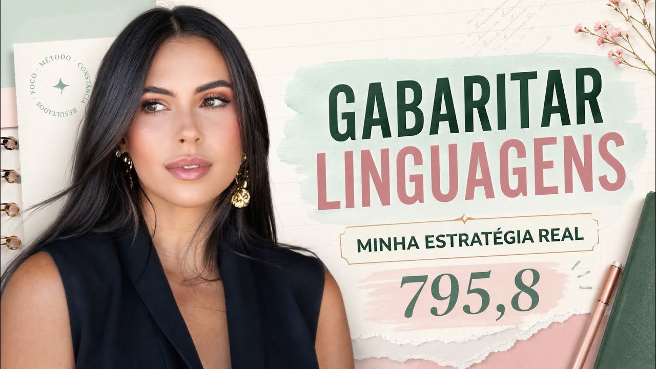 Minha estratégia real pra gabaritar Linguagens no ENEM