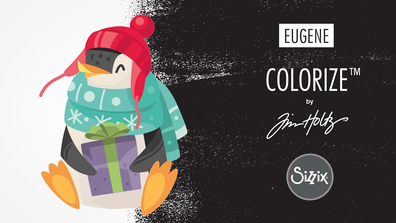 Eugene is here at Sizzix! Take a look at the new Tim Holtz Colorize die-set, perfect for Christmas!