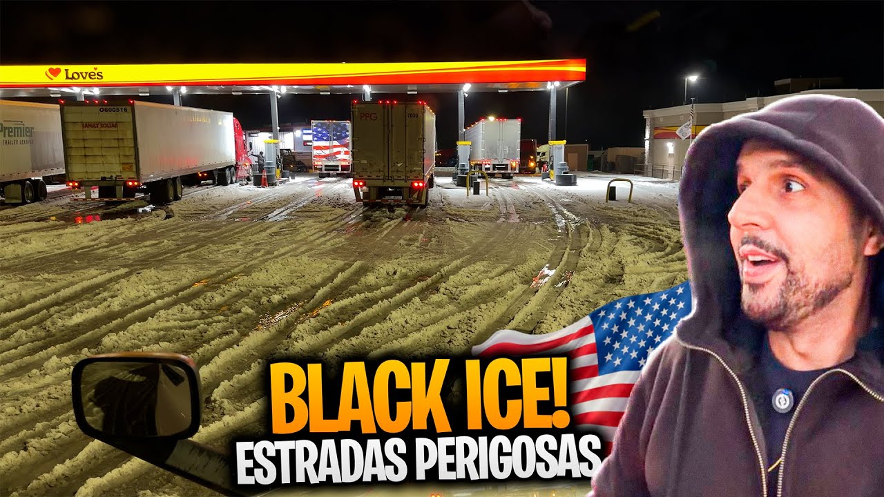 RODOVIAS FECHADAS E MUITA NEVE NA ESTRADA 🥶🇺🇸