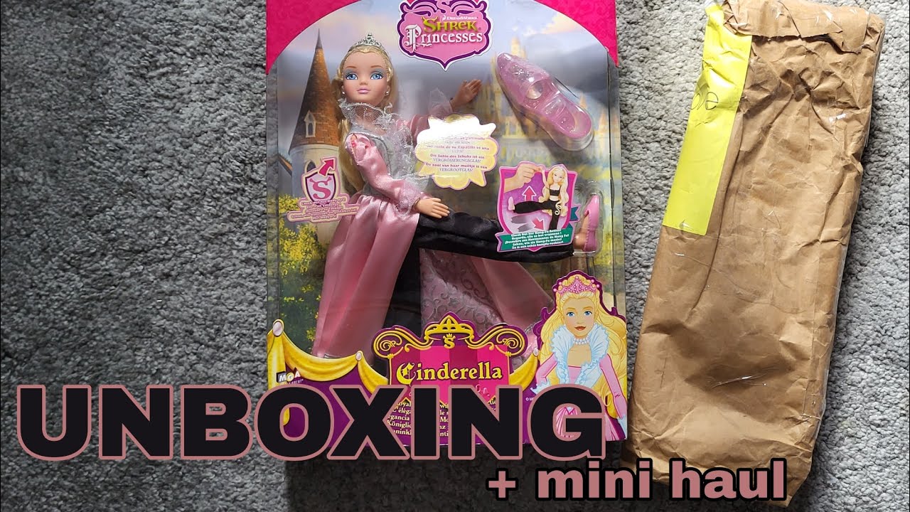 Unboxing Shrek MGA Kung Fu Princesses doll Cinderella + mini Mystery My Scene