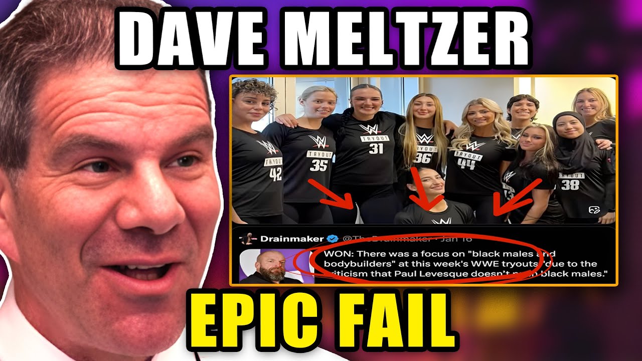 Dave Meltzer EPIC FAIL! WWE Tryout Lies EXPOSED + AEW TERRIBLE YouTube Views!