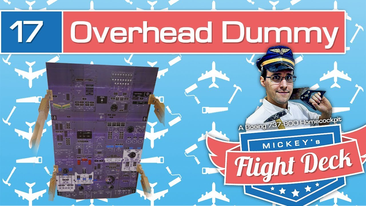 Building an Overhead dummy - A Boeing 737-800 Homecockpit #17