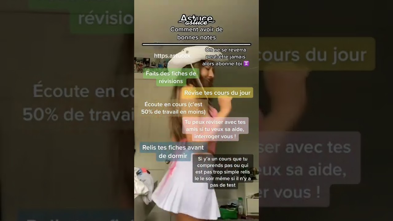 Comment avoir de bonnes notes😋