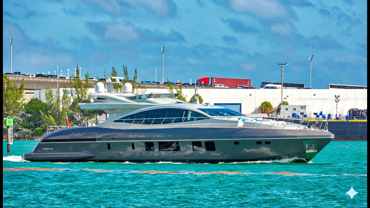 Miami River $100 Million Mega Yachts & Party Boats (Non-Stop Traffic!)