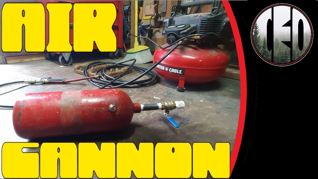 AIR CANNON From Old Fire Extinguisher!