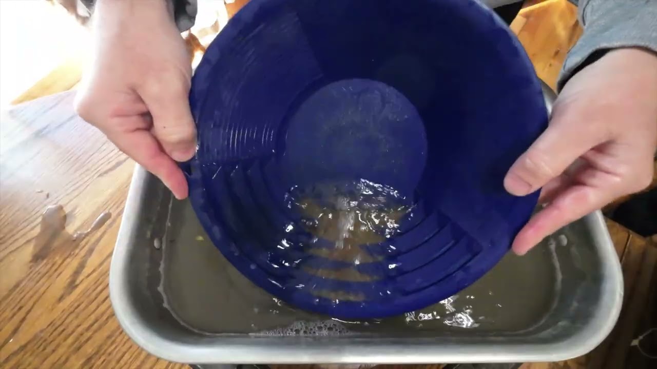 Gold Panning at Home Results With a Shock (Thanks @goldputz!)