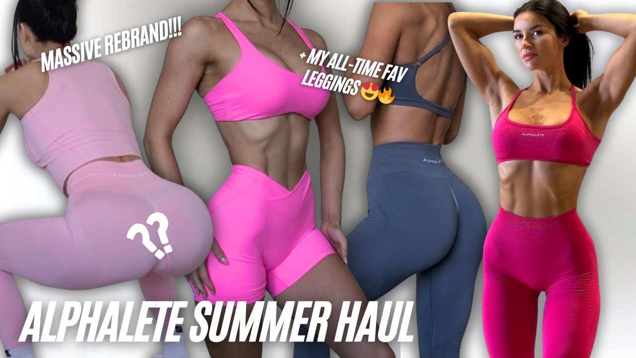 Alphalete Haul *honest review* | Rebrand, New Styles + My Favourite Gym Leggings