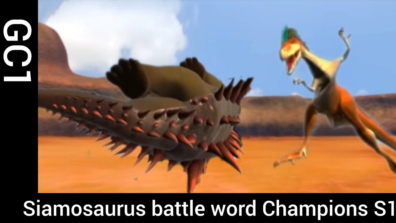 Siamosaurus battle word Champions S1 GC1
