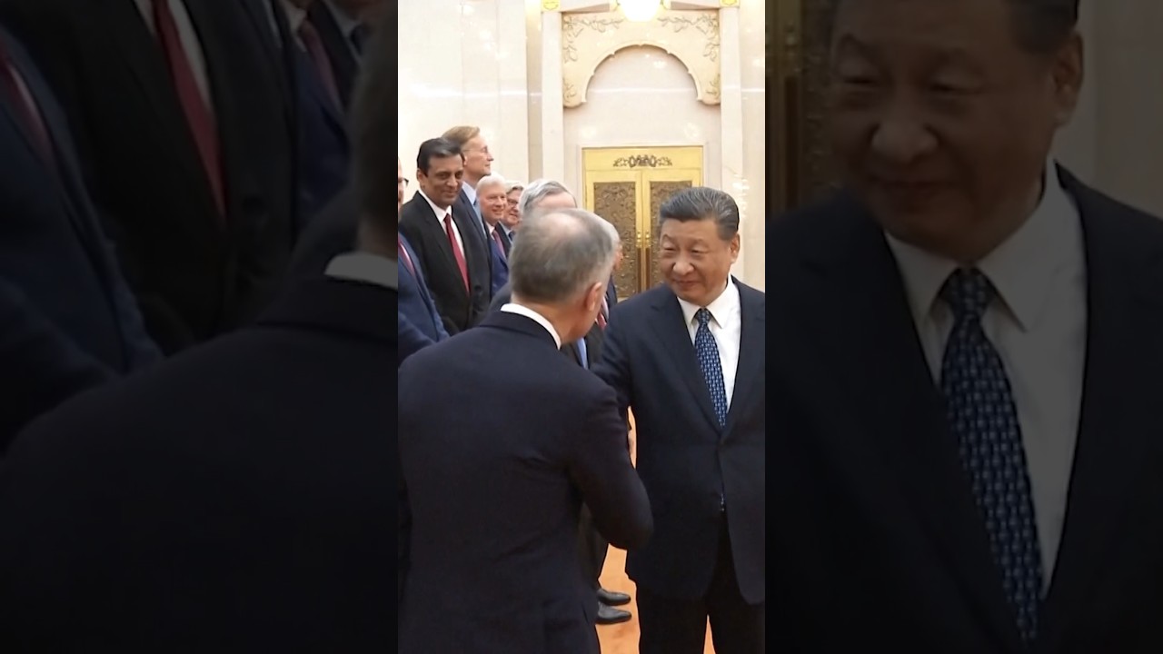 China's Xi Meets US Business Representatives in Beijing