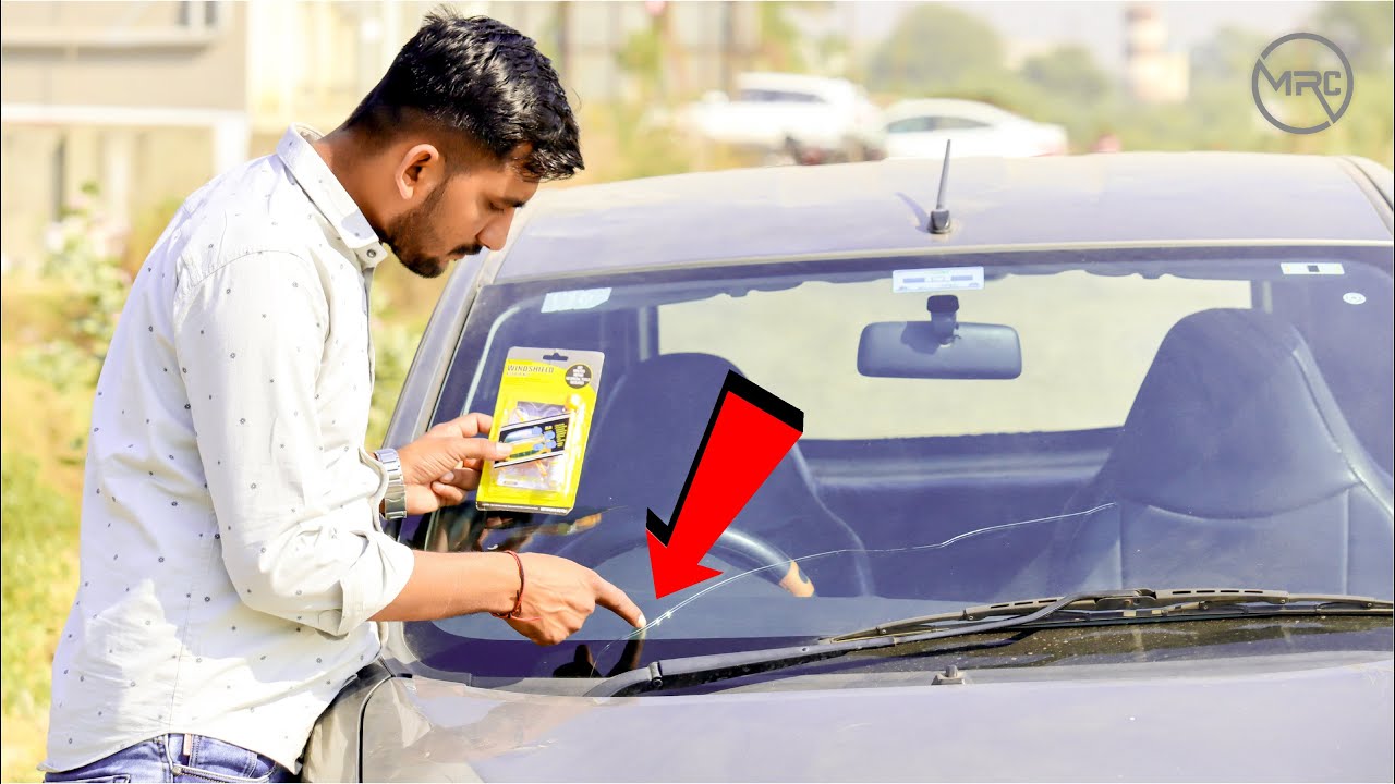 अब कार का टूटा हुआ कांच होगा वापिस नया || Car Windshield Crack Problem Solved | Car Glass Repair Kit