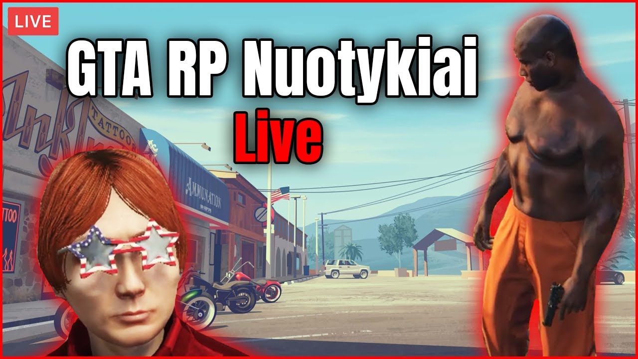 🔴 GTA RP Mamuto ir Martyno Nuotykiai LIVE !