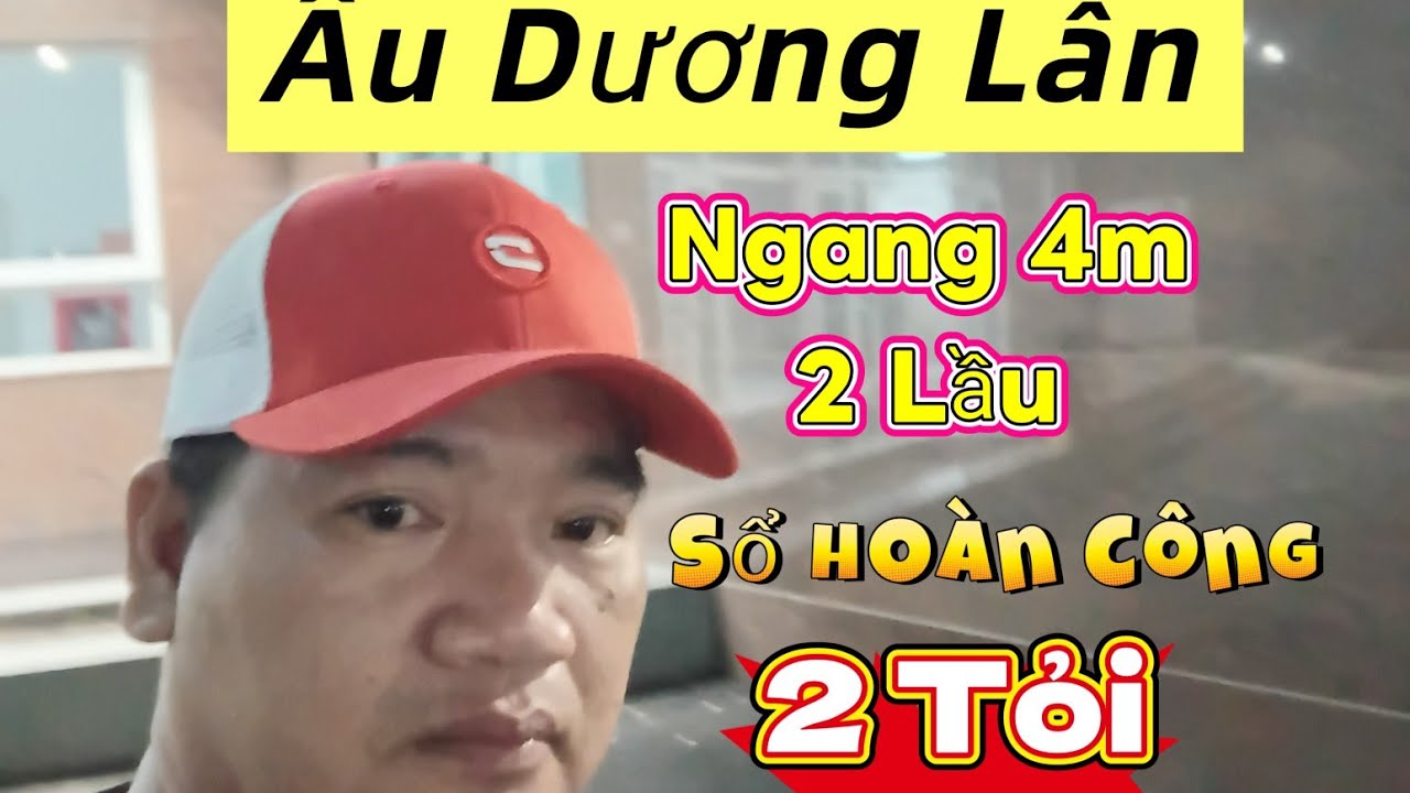 Âu Dương Lân,  2 Lầu, 2PN,  Sổ Hồng Riêng,  Nhỉn 2 Tỏi