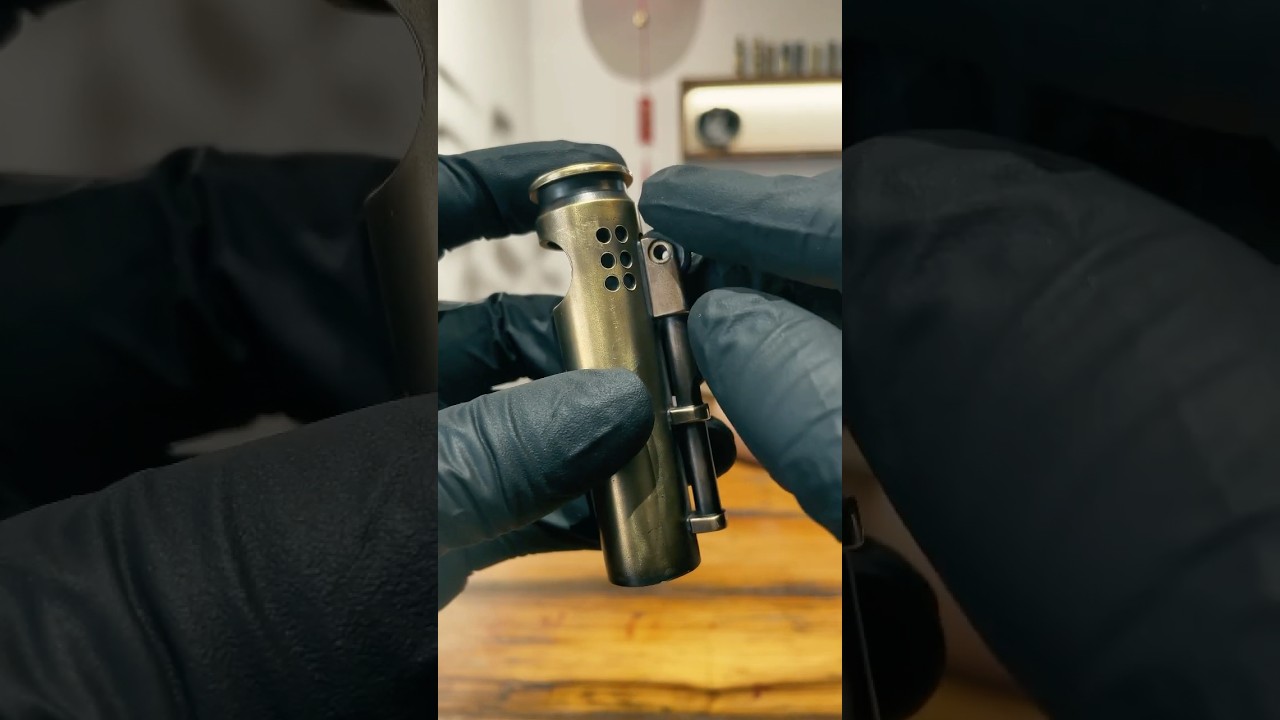 WEDO handmade trench lighter assembly process #handmade #diy #lighter