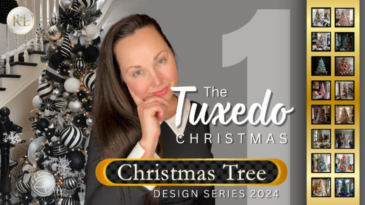 TOP CHRISTMAS TREE DESIGNS! (Black and White) How To Decorate a Christmas Tree!
