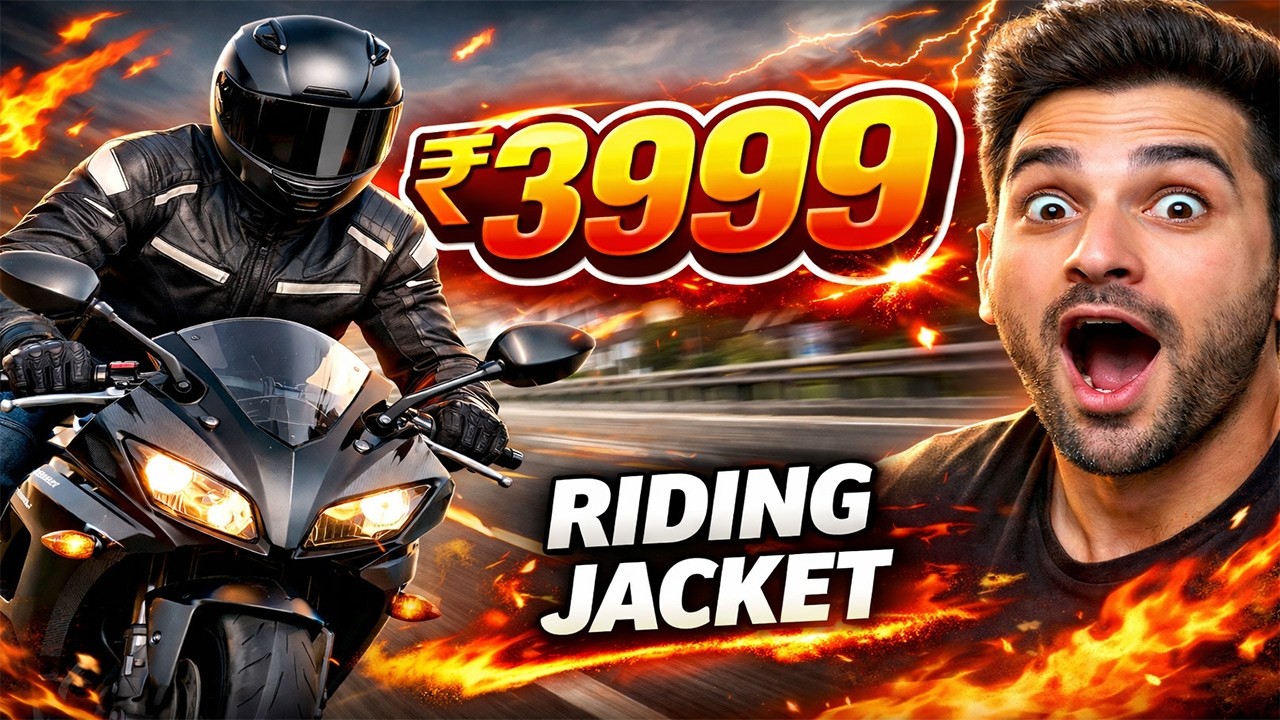 Riding Jacket In Less Than 4000 || Be Safe
