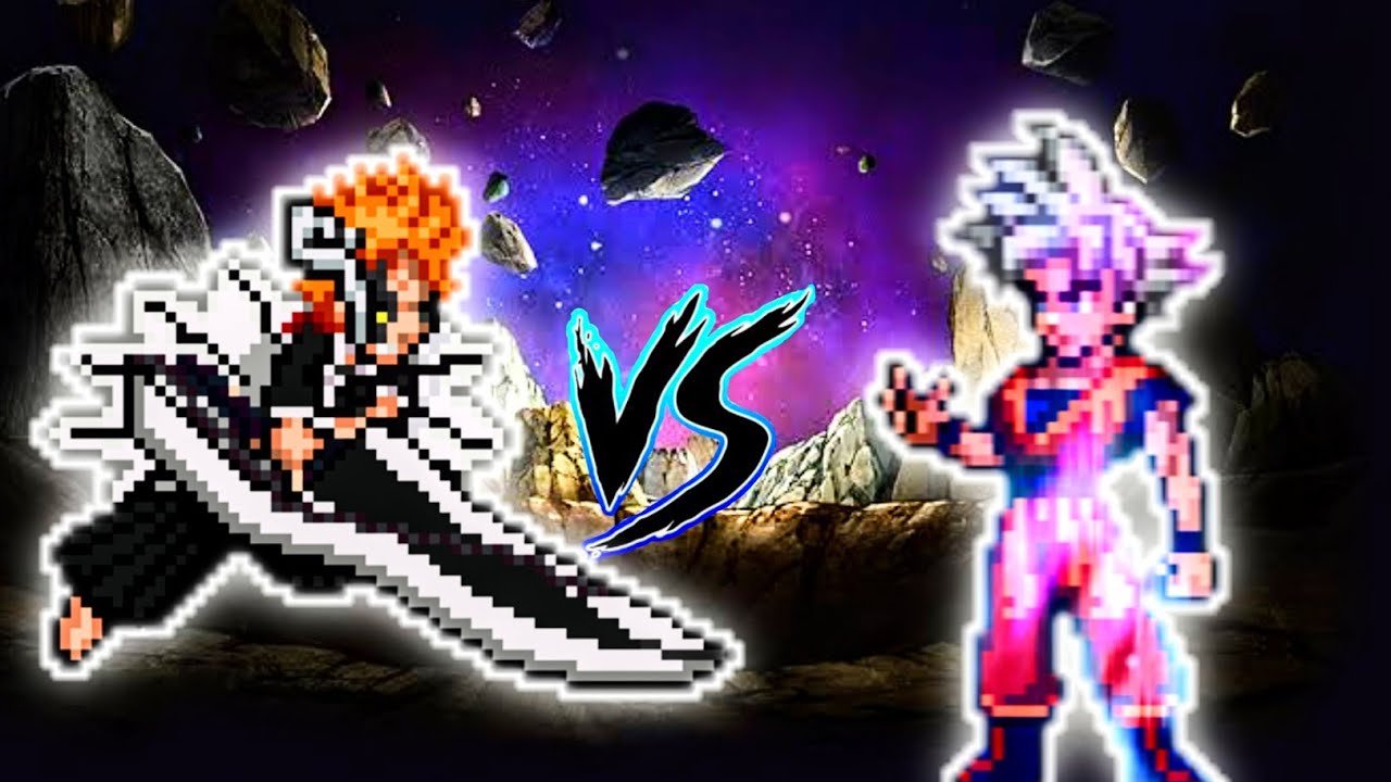 Ichigo TYBW V3 (all form) VS Goku DBS V3 OP (all form) in Jump Force Mugen 🤩