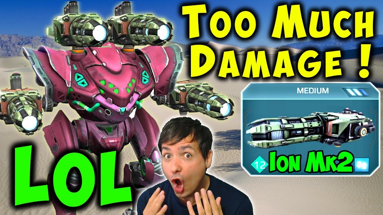 Слишком много огневой мощи! ION SPECTRE Mk2: Maxed War Robots Gameplay WR