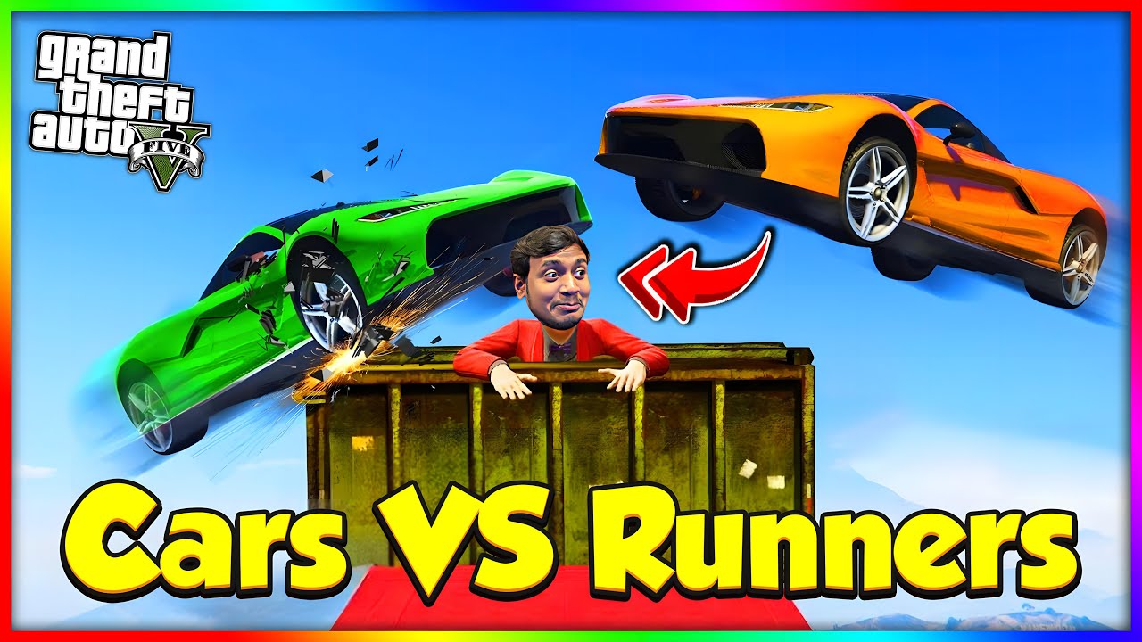 Super Cars VS Runners in GTA 5
