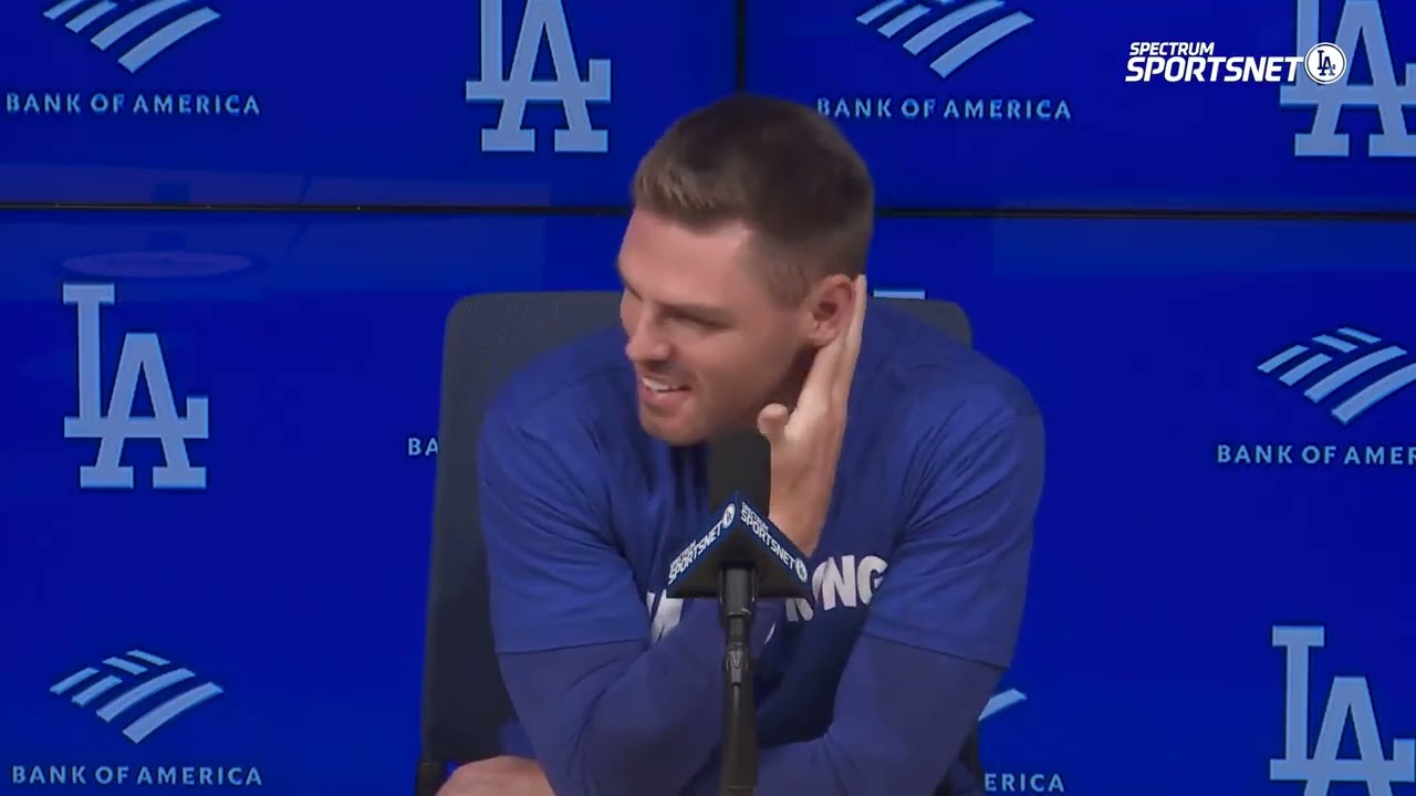Freddie Freeman Talks About Being Back & Gets Emotional When Talking About His Son Max