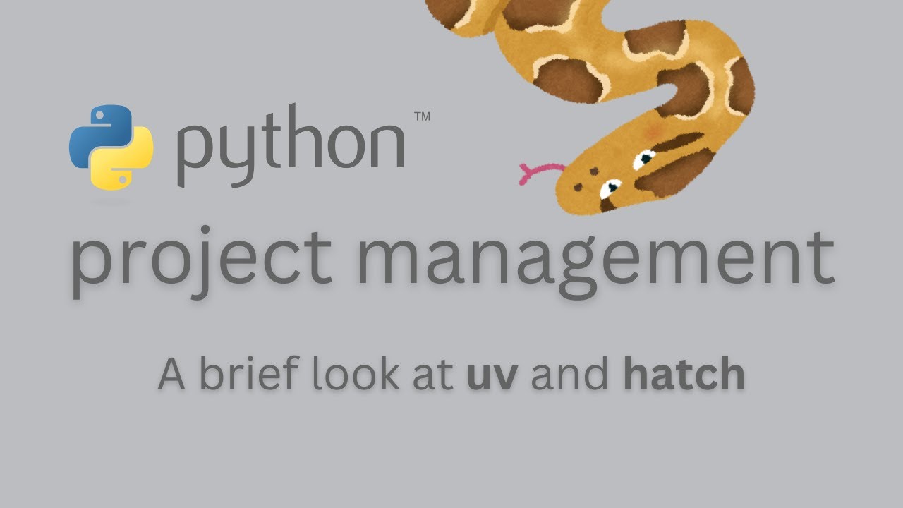 Modern Python Project Management: A quick look at uv and hatch